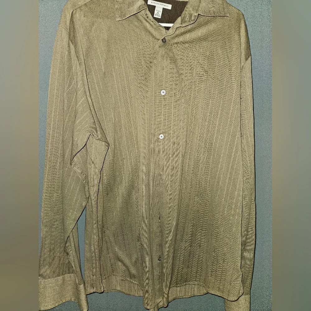 Banana Republic Mens Long Sleeve Button Up Shirt Size Xl